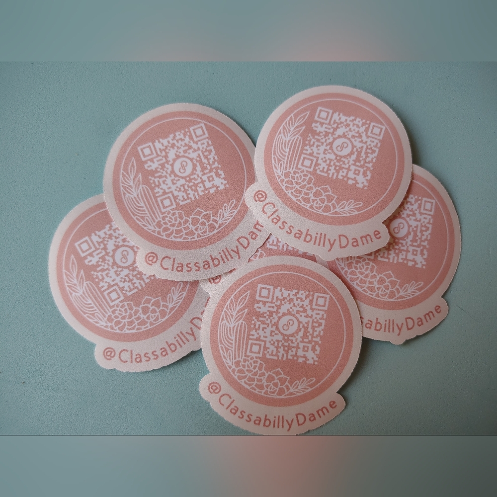 50 PCs Custom Made QR Code Sticker - Picture 3 of 4